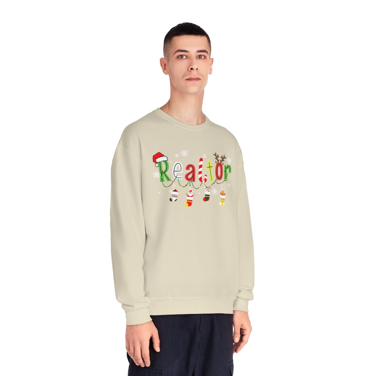 Realtor Christmas Sweatshirt - Sweatshirt | ShirtyAgents