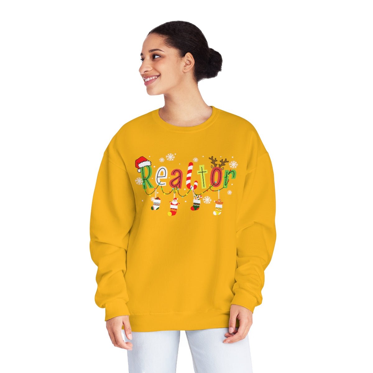 Realtor Christmas Sweatshirt - Sweatshirt | ShirtyAgents