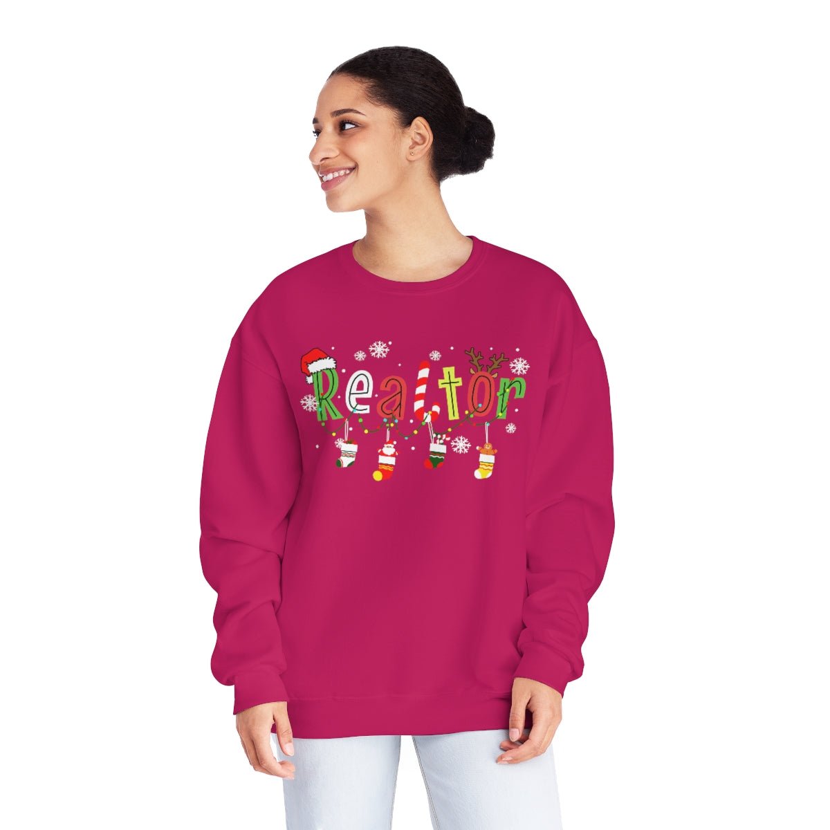 Realtor Christmas Sweatshirt - Sweatshirt | ShirtyAgents