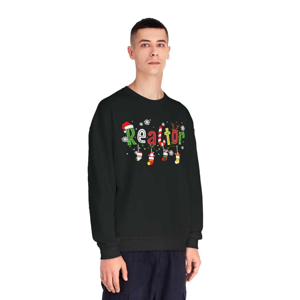 Realtor Christmas Sweatshirt - Sweatshirt | ShirtyAgents