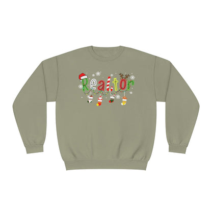 Realtor Christmas Sweatshirt - Sweatshirt | ShirtyAgents