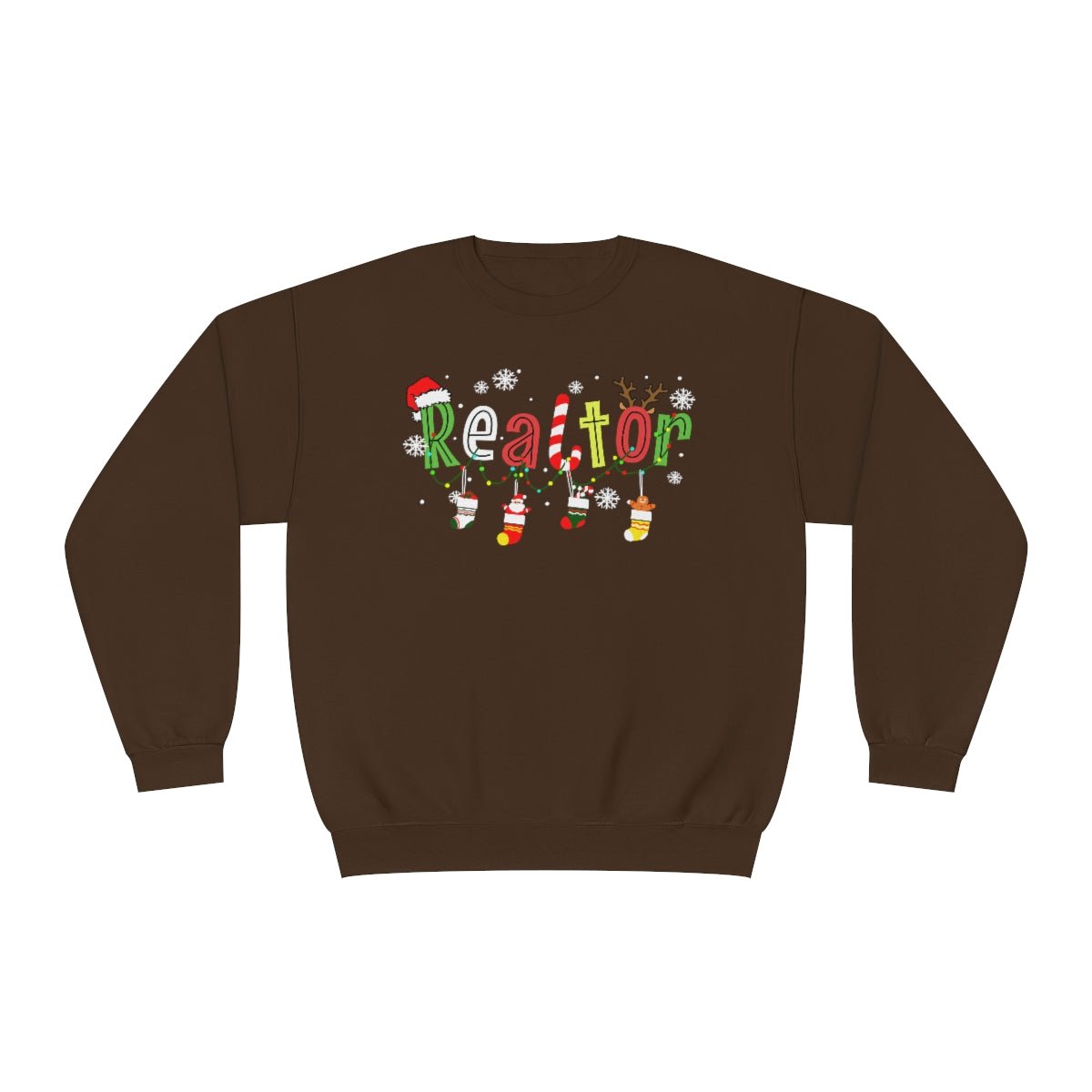 Realtor Christmas Sweatshirt - Sweatshirt | ShirtyAgents