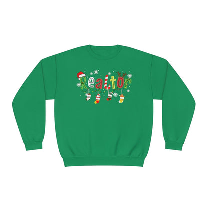 Realtor Christmas Sweatshirt - Sweatshirt | ShirtyAgents
