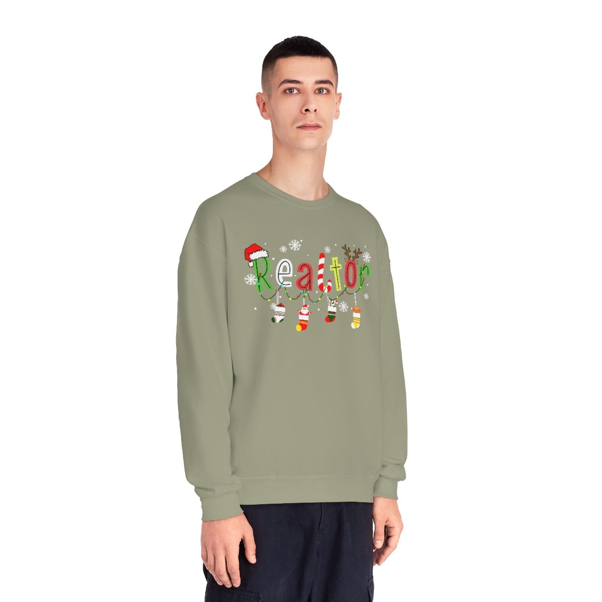 Realtor Christmas Sweatshirt - Sweatshirt | ShirtyAgents