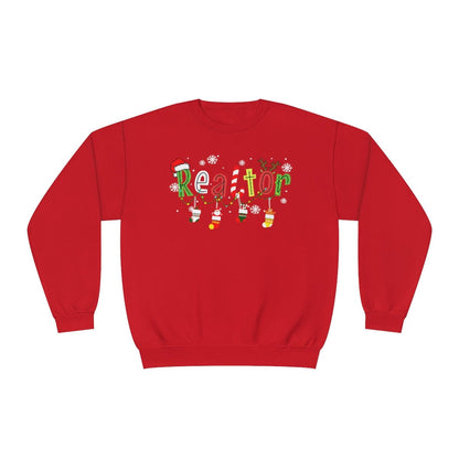 Realtor Christmas Sweatshirt - Sweatshirt | ShirtyAgents