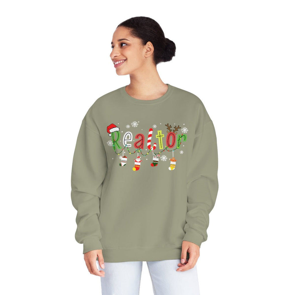 Realtor Christmas Sweatshirt - Sweatshirt | ShirtyAgents