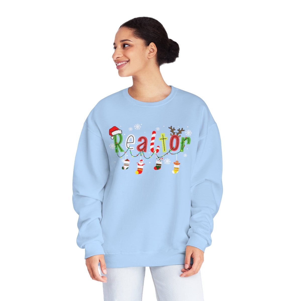 Realtor Christmas Sweatshirt - Sweatshirt | ShirtyAgents