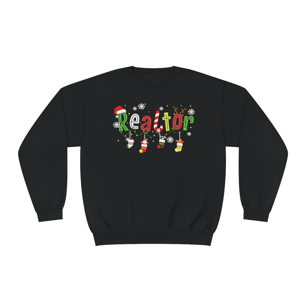 Realtor Christmas Sweatshirt - Sweatshirt | ShirtyAgents