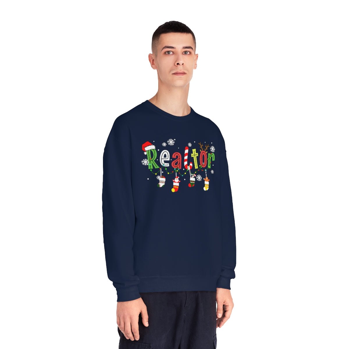 Realtor Christmas Sweatshirt - Sweatshirt | ShirtyAgents
