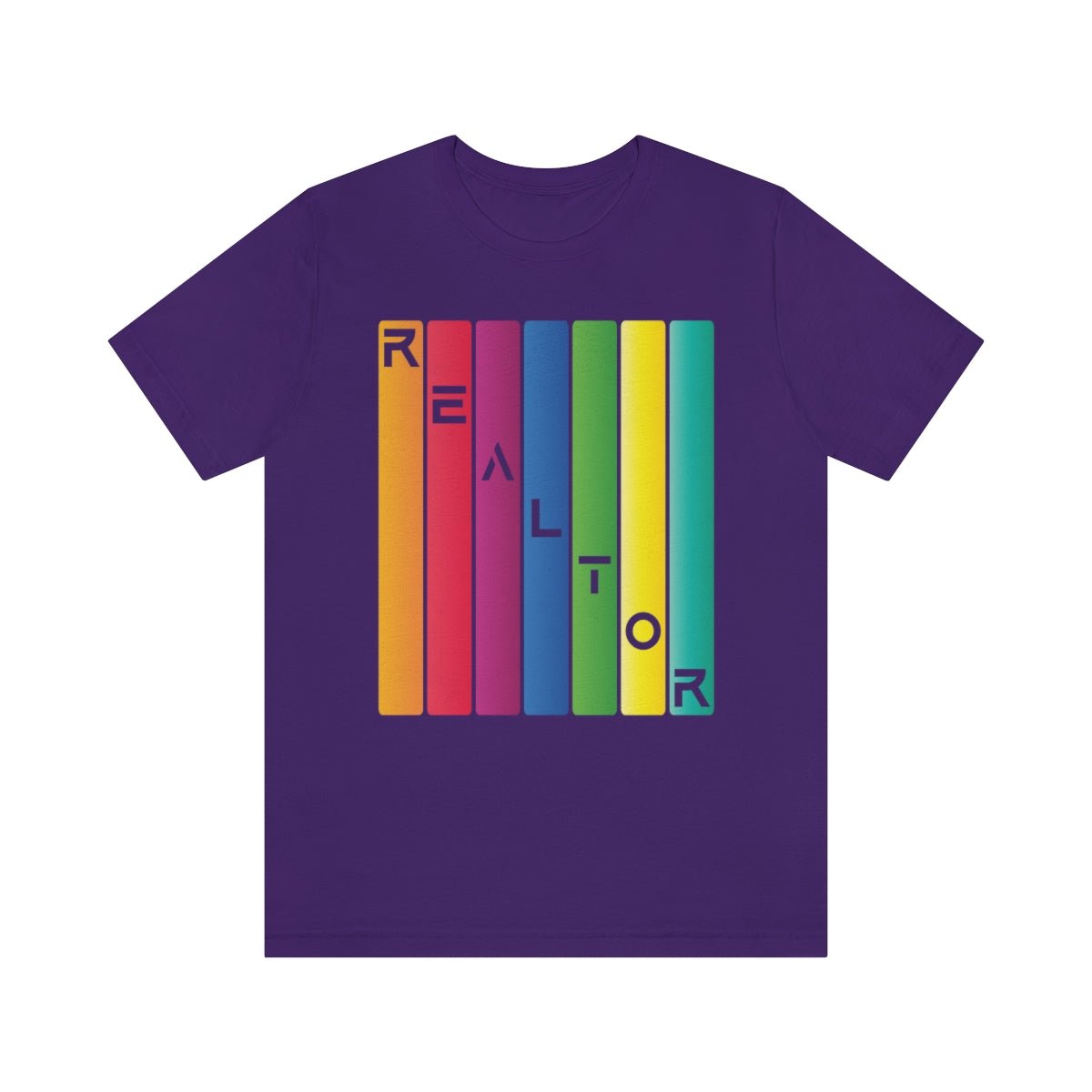 Realtor Colored Bars Tee - T-Shirt | ShirtyAgents