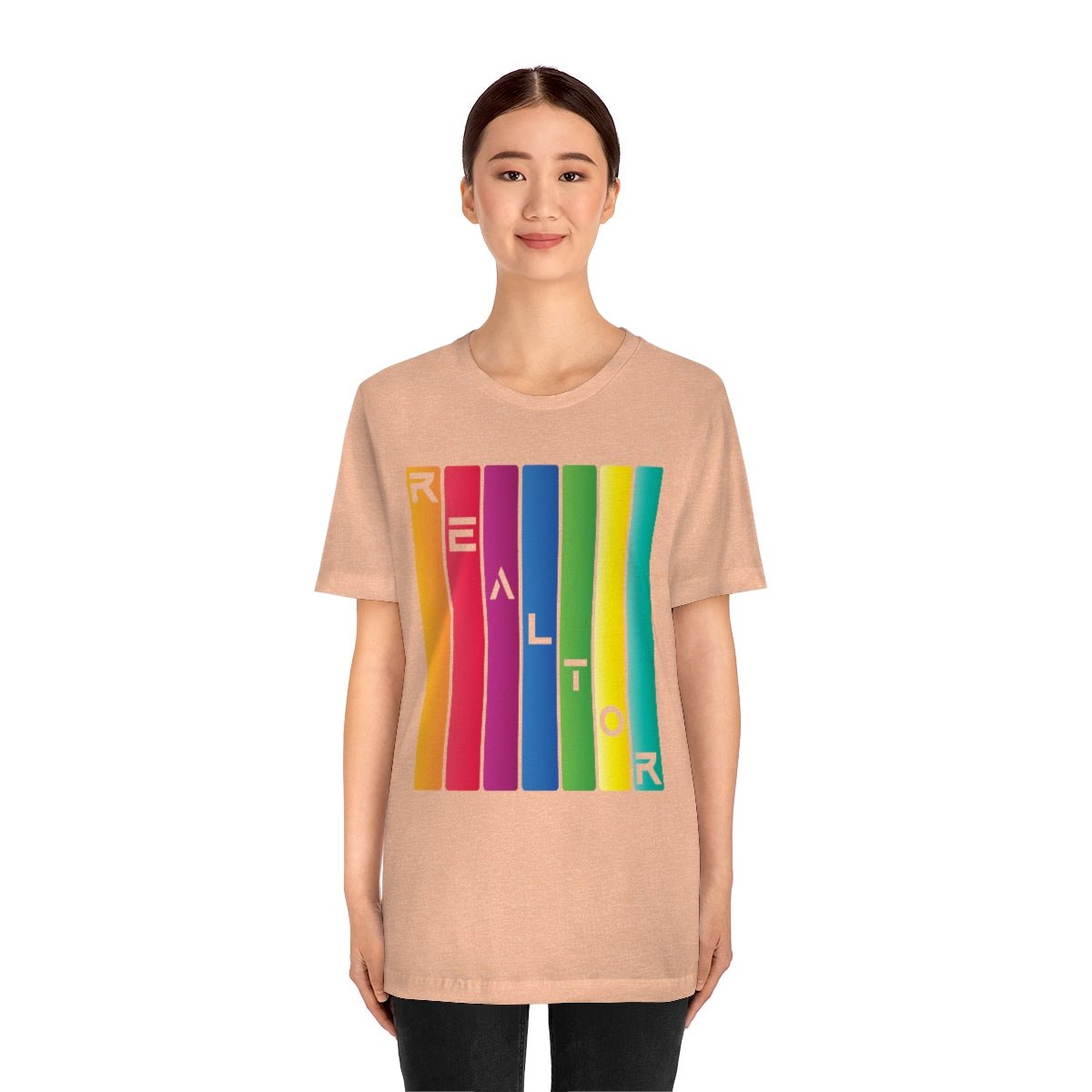 Realtor Colored Bars Tee - T-Shirt | ShirtyAgents