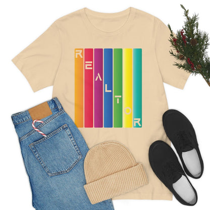 Realtor Colored Bars Tee - T-Shirt | ShirtyAgents