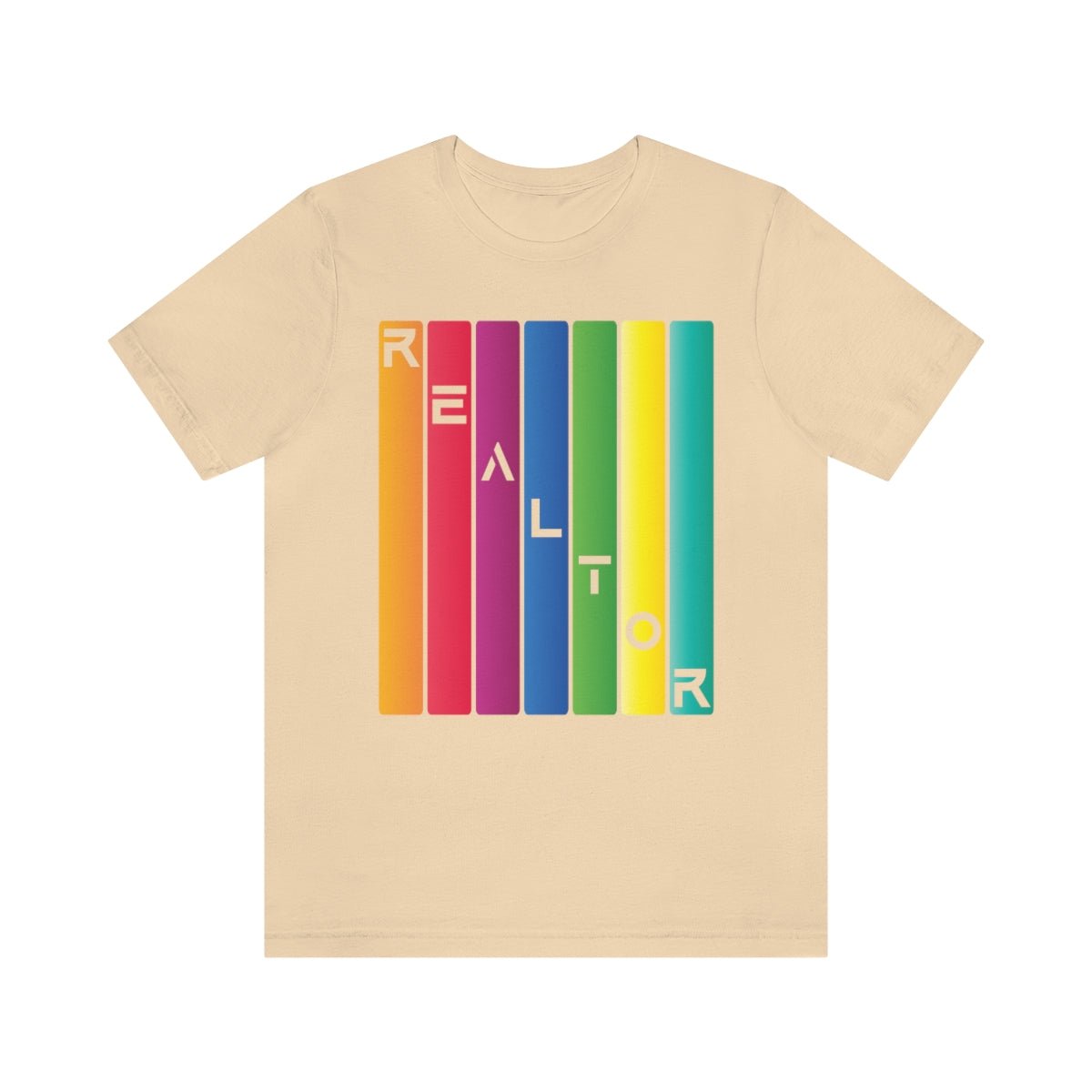 Realtor Colored Bars Tee - T-Shirt | ShirtyAgents