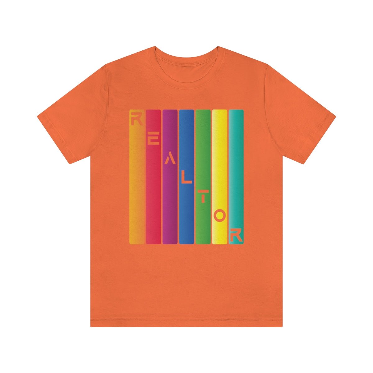 Realtor Colored Bars Tee - T-Shirt | ShirtyAgents