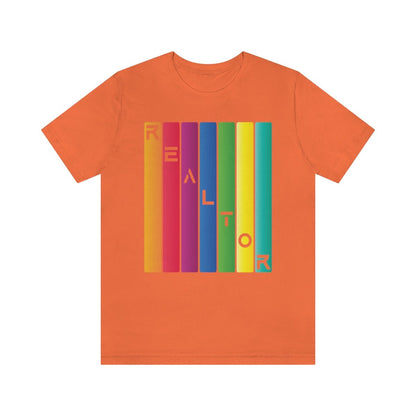 Realtor Colored Bars Tee - T-Shirt | ShirtyAgents