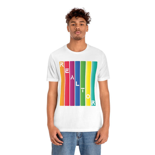 Realtor Colored Bars Tee - T-Shirt | ShirtyAgents