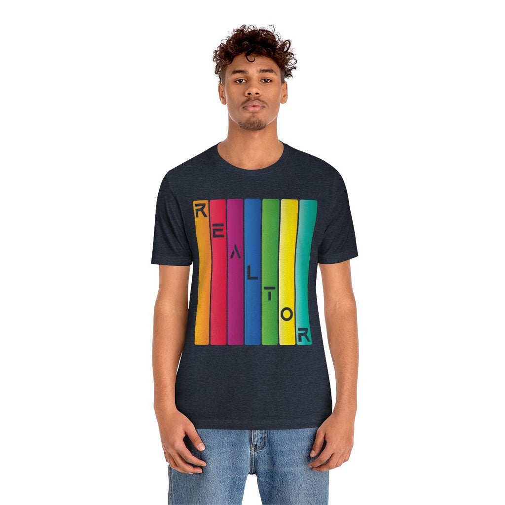 Realtor Colored Bars Tee - T-Shirt | ShirtyAgents