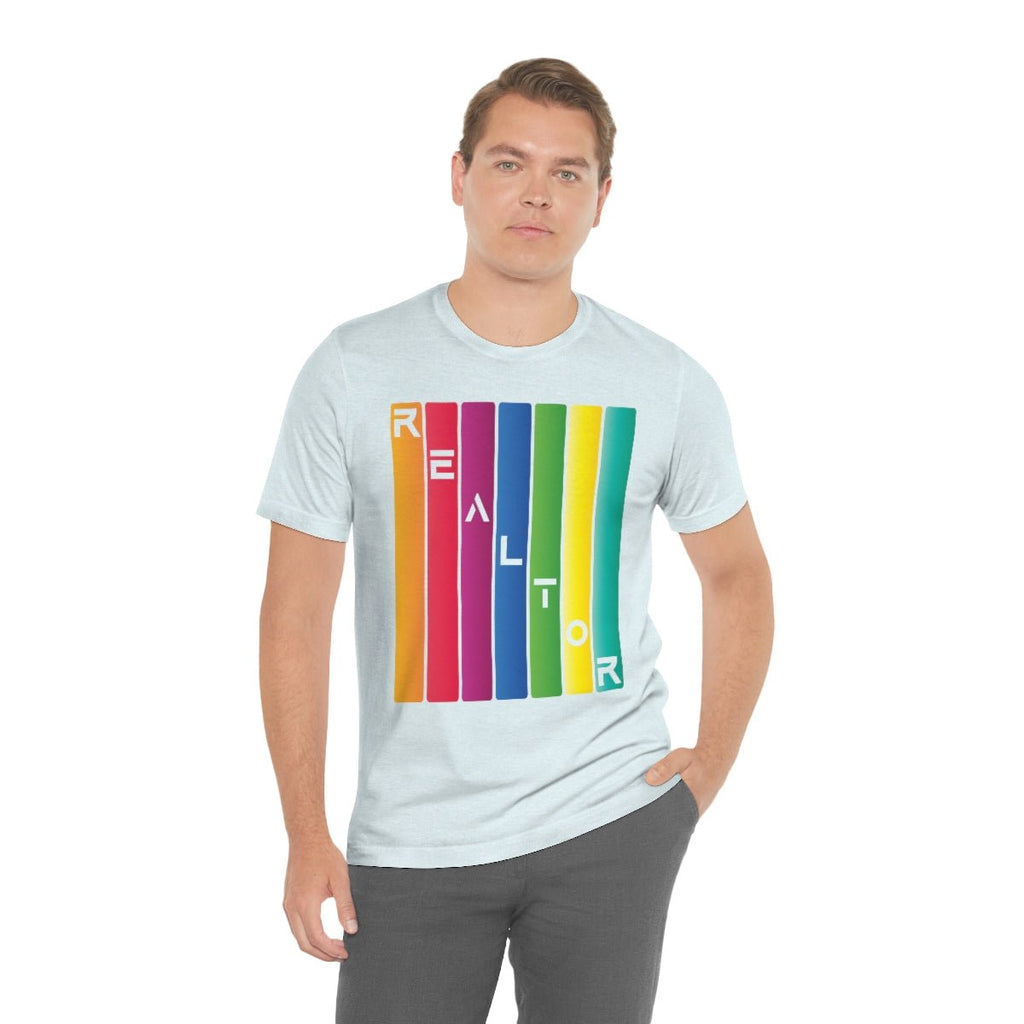 Realtor Colored Bars Tee - T-Shirt | ShirtyAgents