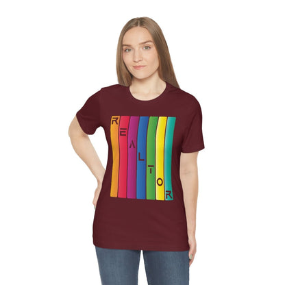 Realtor Colored Bars Tee - T-Shirt | ShirtyAgents