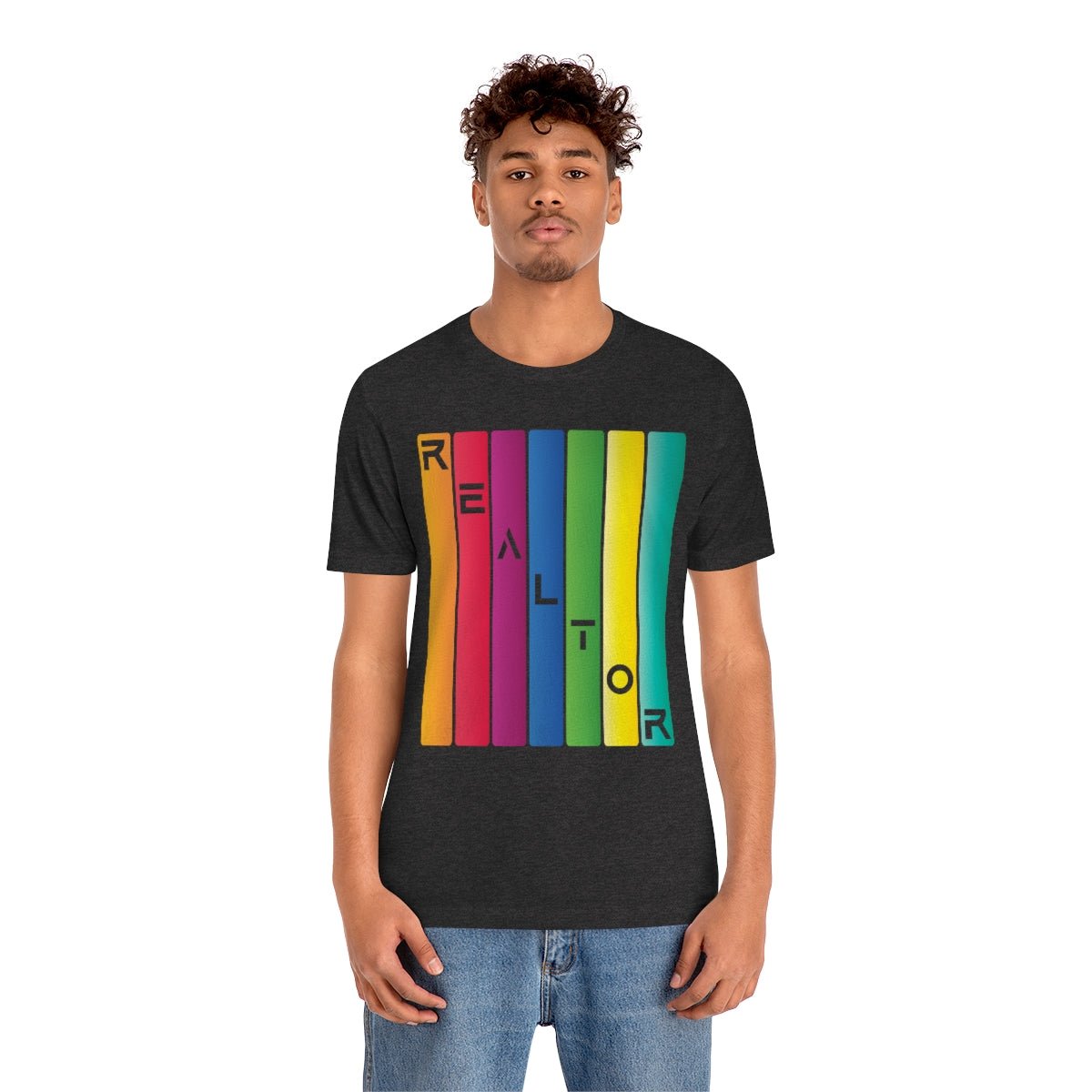 Realtor Colored Bars Tee - T-Shirt | ShirtyAgents