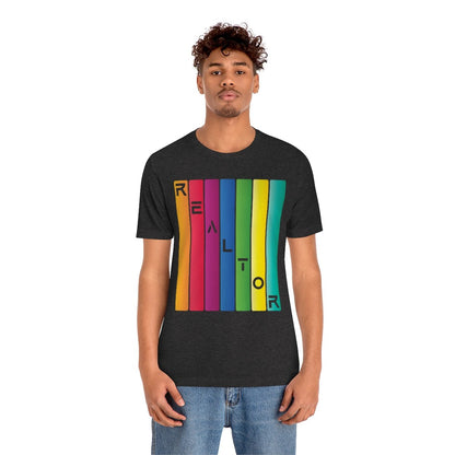 Realtor Colored Bars Tee - T-Shirt | ShirtyAgents