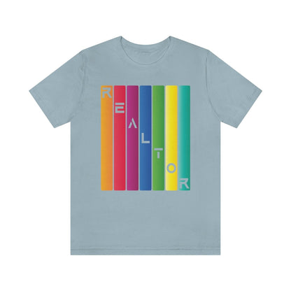 Realtor Colored Bars Tee - T-Shirt | ShirtyAgents
