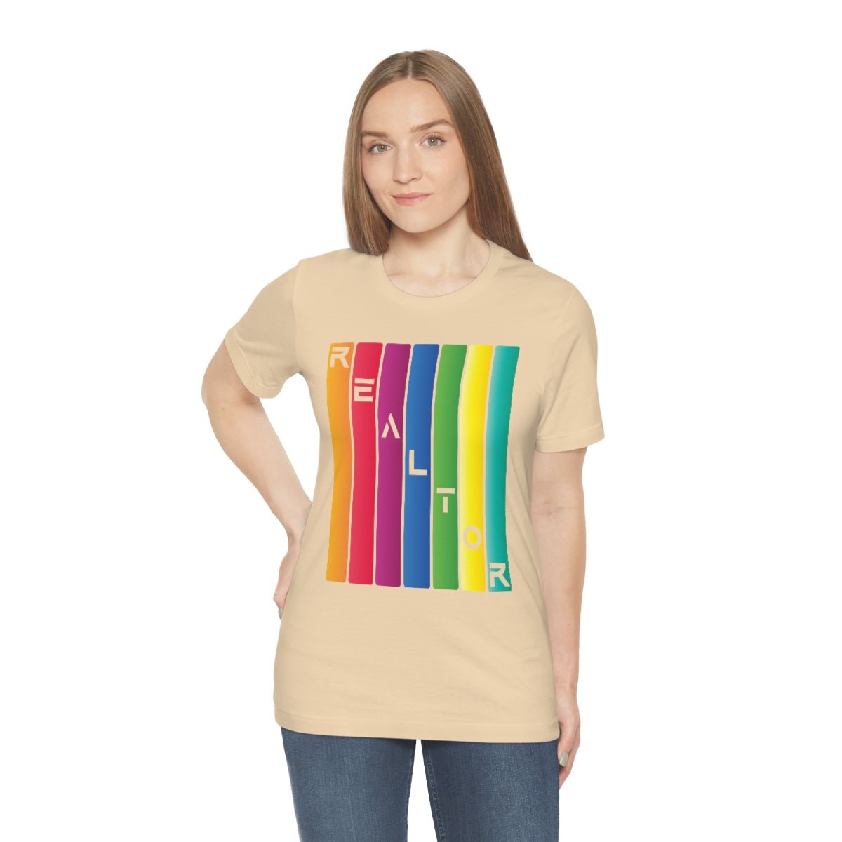 Realtor Colored Bars Tee - T-Shirt | ShirtyAgents