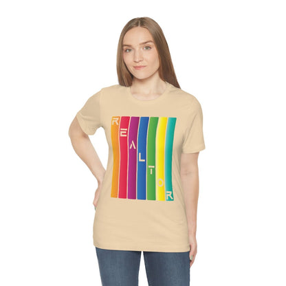 Realtor Colored Bars Tee - T-Shirt | ShirtyAgents