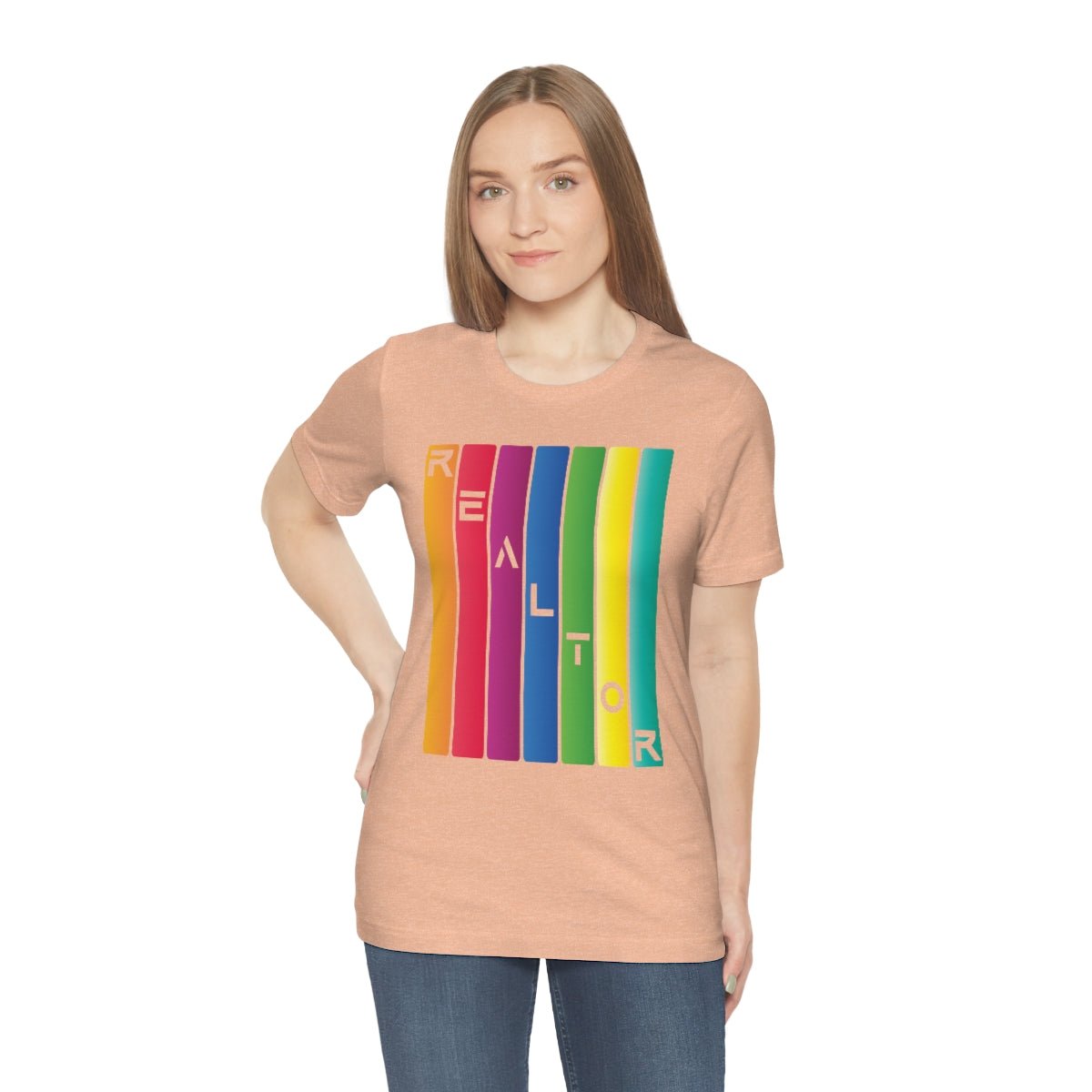 Realtor Colored Bars Tee - T-Shirt | ShirtyAgents
