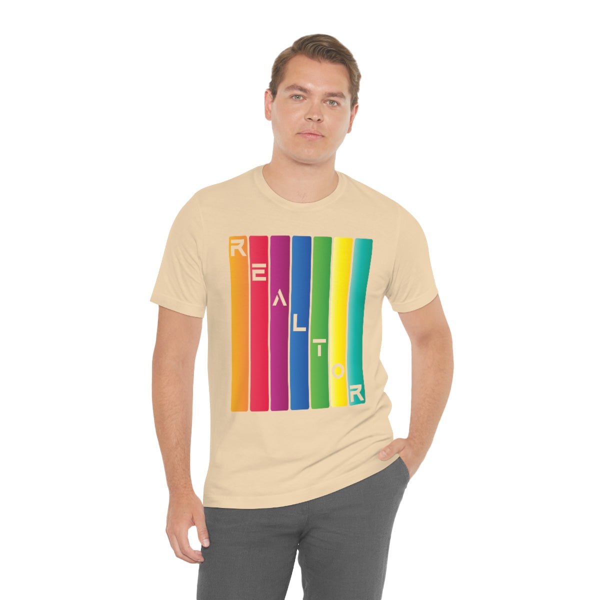 Realtor Colored Bars Tee - T-Shirt | ShirtyAgents