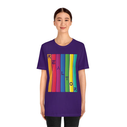 Realtor Colored Bars Tee - T-Shirt | ShirtyAgents
