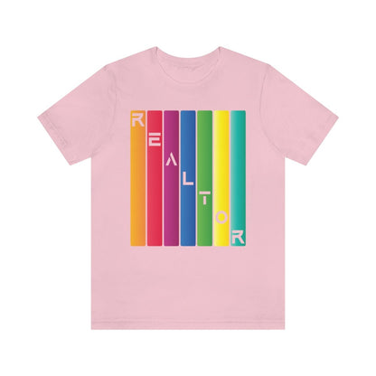 Realtor Colored Bars Tee - T-Shirt | ShirtyAgents