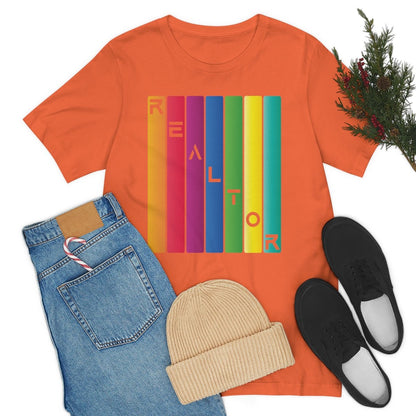 Realtor Colored Bars Tee - T-Shirt | ShirtyAgents