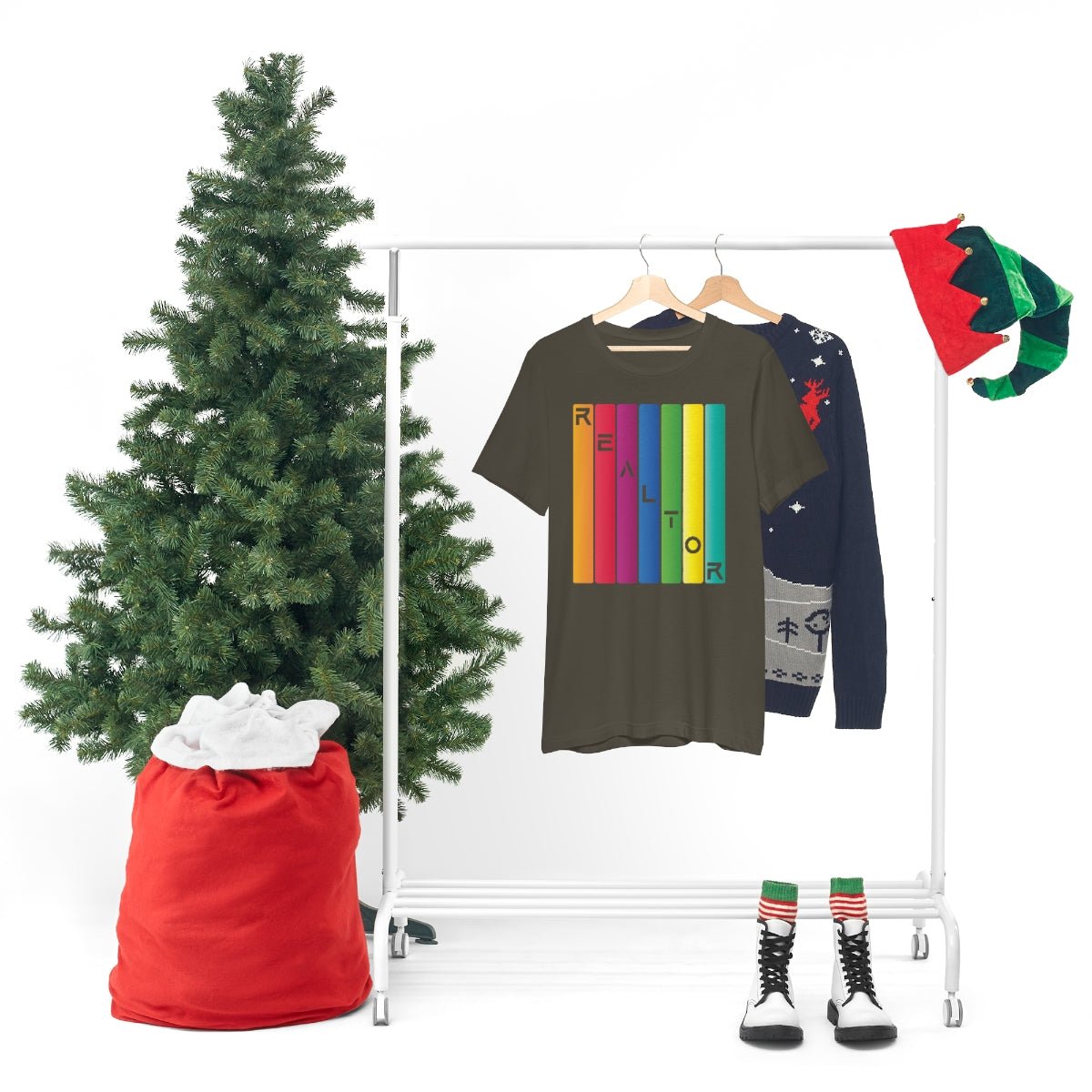 Realtor Colored Bars Tee - T-Shirt | ShirtyAgents
