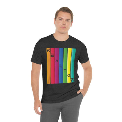 Realtor Colored Bars Tee - T-Shirt | ShirtyAgents