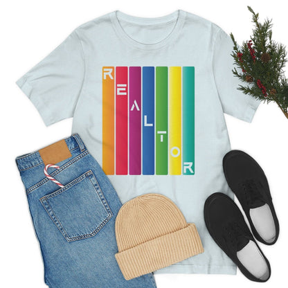 Realtor Colored Bars Tee - T-Shirt | ShirtyAgents