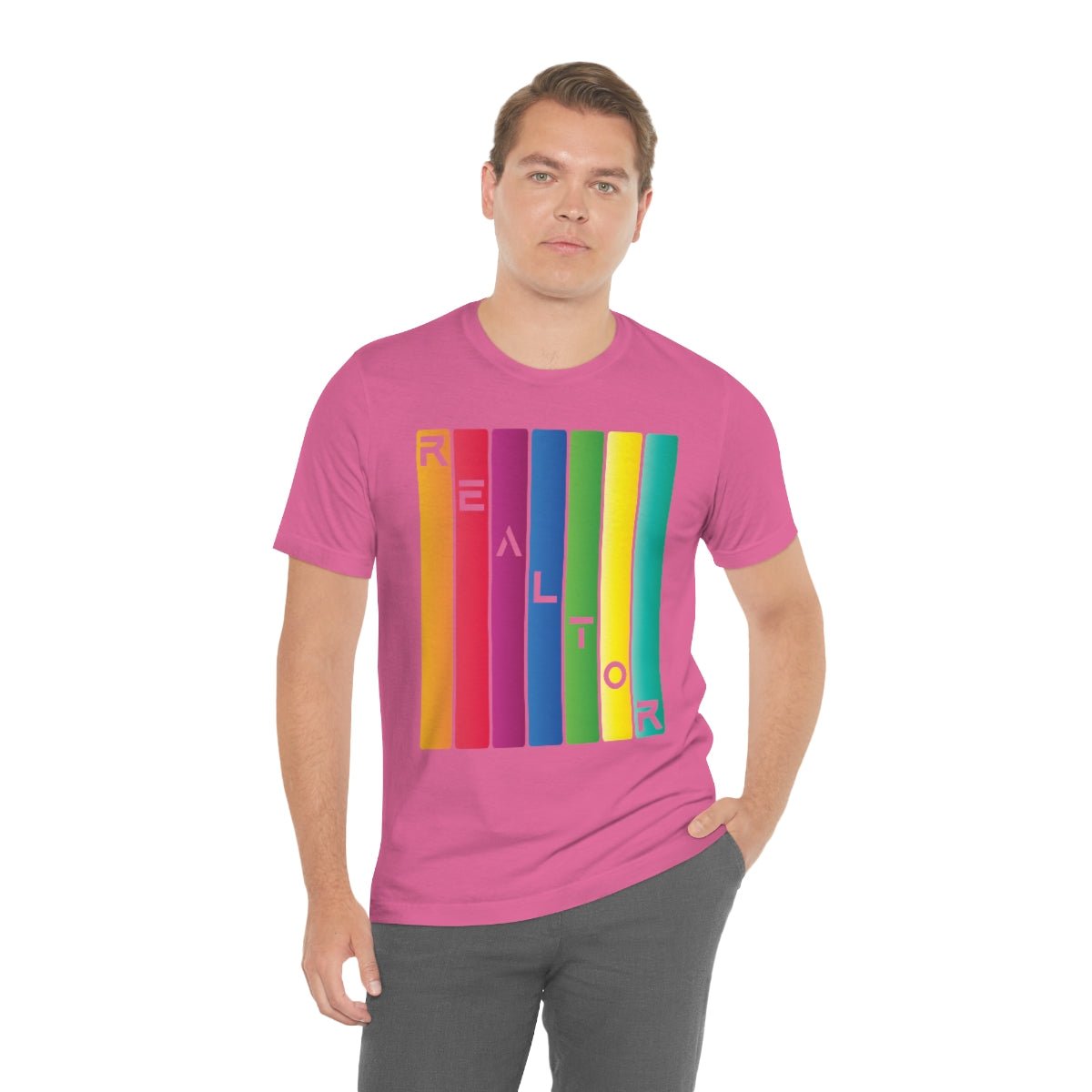 Realtor Colored Bars Tee - T-Shirt | ShirtyAgents