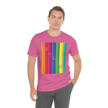 Realtor Colored Bars Tee - T-Shirt | ShirtyAgents