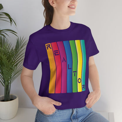 Realtor Colored Bars Tee - T-Shirt | ShirtyAgents