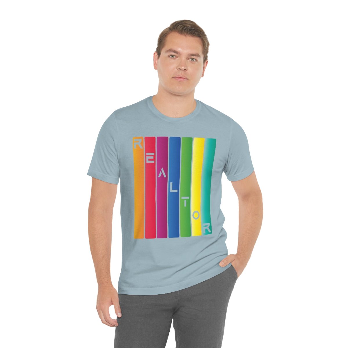 Realtor Colored Bars Tee - T-Shirt | ShirtyAgents