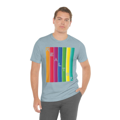 Realtor Colored Bars Tee - T-Shirt | ShirtyAgents