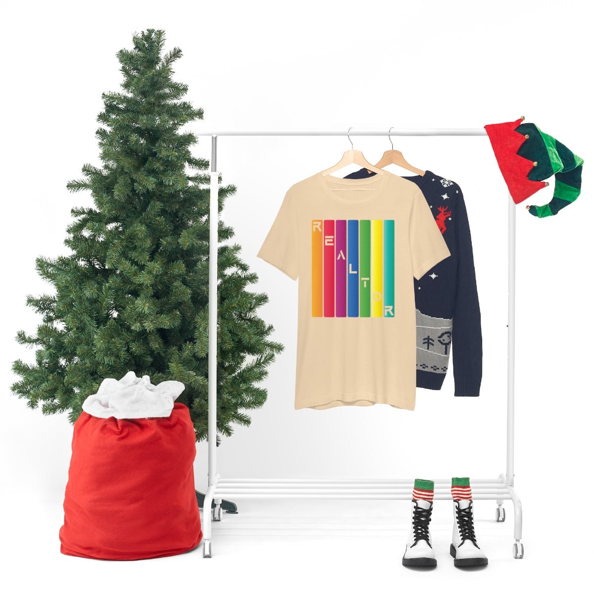 Realtor Colored Bars Tee - T-Shirt | ShirtyAgents