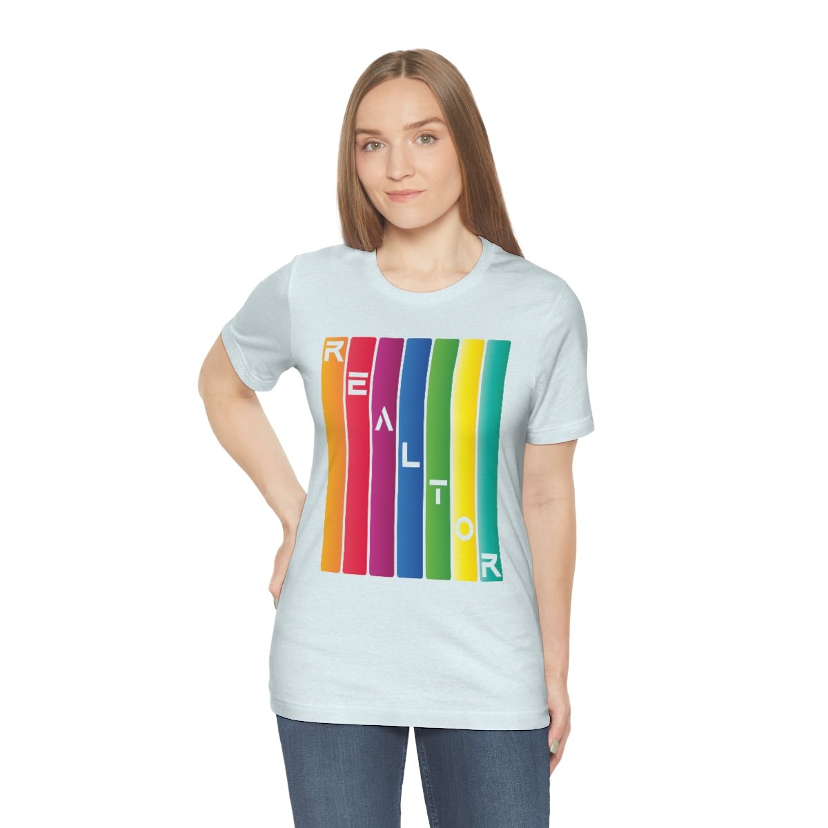 Realtor Colored Bars Tee - T-Shirt | ShirtyAgents