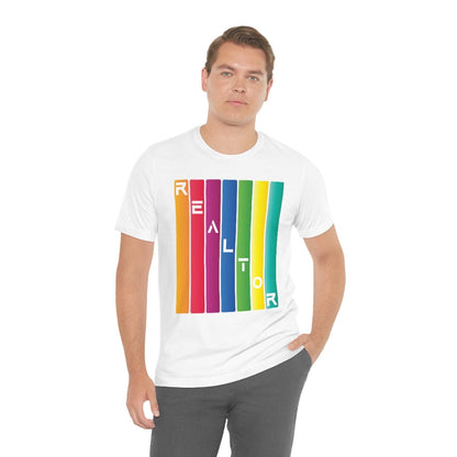 Realtor Colored Bars Tee - T-Shirt | ShirtyAgents