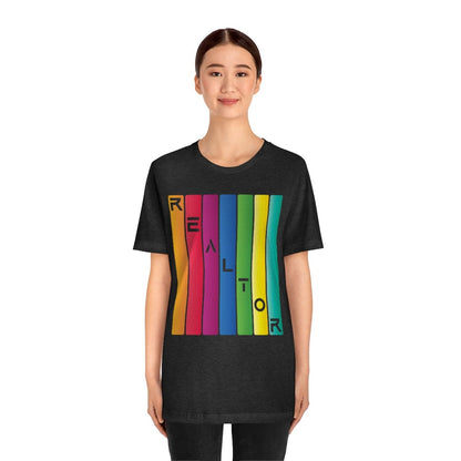Realtor Colored Bars Tee - T-Shirt | ShirtyAgents
