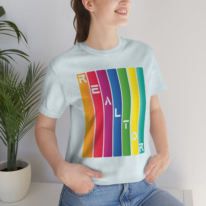 Realtor Colored Bars Tee - T-Shirt | ShirtyAgents