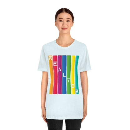 Realtor Colored Bars Tee - T-Shirt | ShirtyAgents