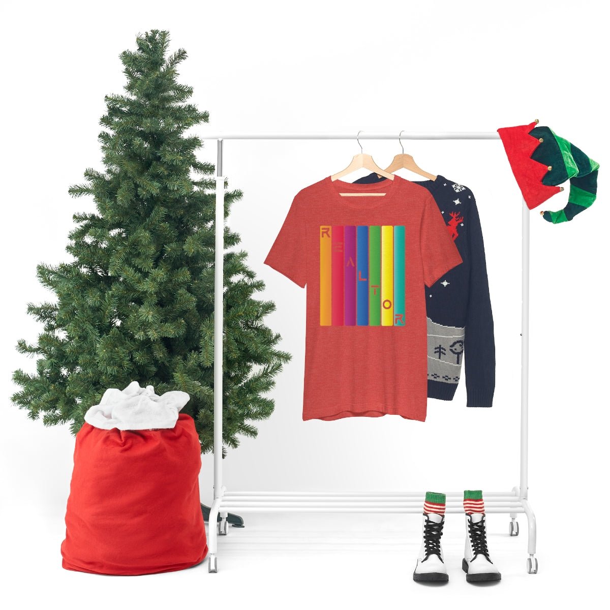 Realtor Colored Bars Tee - T-Shirt | ShirtyAgents