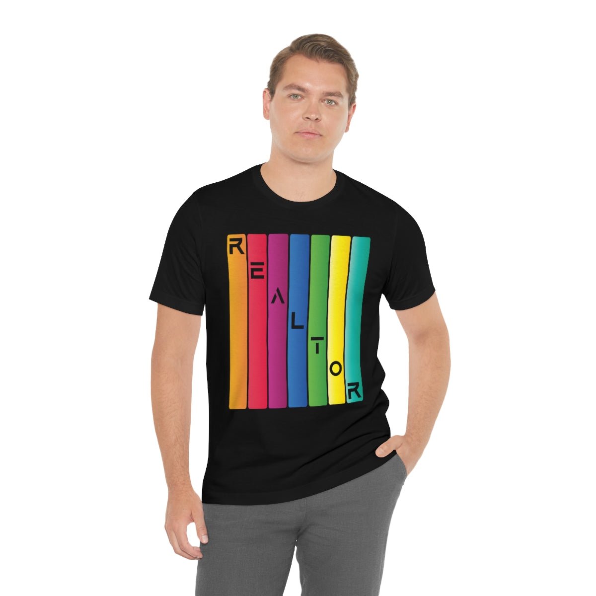 Realtor Colored Bars Tee - T-Shirt | ShirtyAgents