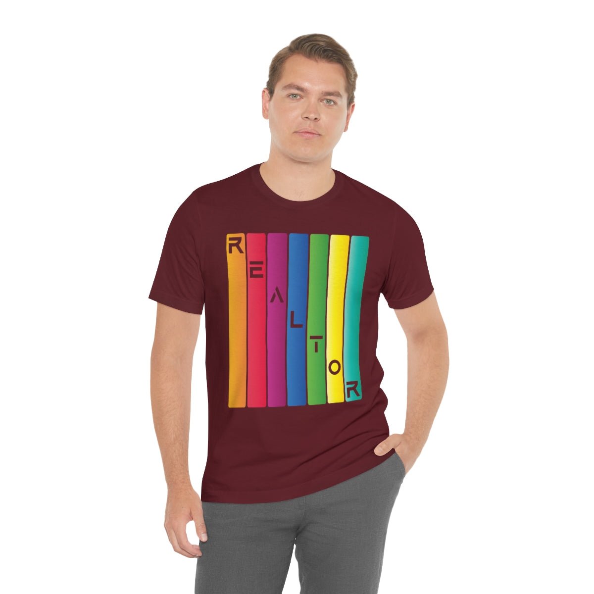 Realtor Colored Bars Tee - T-Shirt | ShirtyAgents